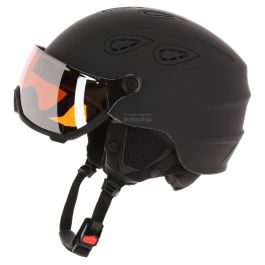 Alpina Grap Visor Hm Skihelm Met Vizier Unisex Matt Zwart