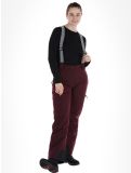 Miniatuur 2117 of Sweden, Ebbared Pant skibroek dames DK Plum bordeaux 