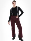 Miniatuur 2117 of Sweden, Ebbared Pant skibroek dames DK Plum bordeaux 