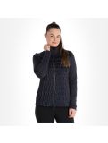 Miniatuur Poivre Blanc, Hybrid Fleece Jacket vest dames glow gothic blauw 