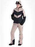 Miniatuur 4F, Technical Jacket  F338 ski-jas dames Beige beige, zwart 