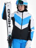 Miniatuur 4F, Technical Jacket  F338 ski-jas dames Turquoise Turquoise, wit, zwart 