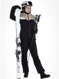 Miniatuur 4F, Technical Jacket  F344 ski-jas dames Light Brown bruin, zwart 