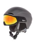 Miniatuur Alpina, Alto QV skihelm met vizier unisex Gunmetal Matt Zilver 