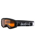 Miniatuur Alpina, Carvy 2.0 skibril kinderen Black Matt zwart 