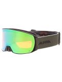 Miniatuur Alpina, Nakiska Q skibril unisex Black Olive Matt groen 