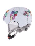 Miniatuur Alpina, Pizi skihelm kinderen Patchwork Flower Matt wit 