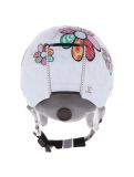 Miniatuur Alpina, Pizi skihelm kinderen Patchwork Flower Matt wit 