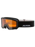 Miniatuur Alpina, Scarabeo Jr. skibril kinderen Black matt zwart 