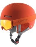 Miniatuur Alpina, Zupo Set (+Scarabeo Jr.) skihelm kinderen Pumpkin Orange Matt oranje 