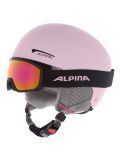 Miniatuur Alpina, Zupo Set (+Scarabeo Jr.) skihelm kinderen Light Rose Matt roze, zwart 