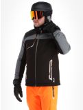 Miniatuur Aulp, Nobel softshell ski-jas heren Grey grijs, zwart 