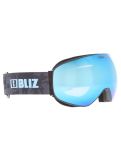 Miniatuur Bliz, Floz skibril unisex Matte Grey - Smoke with Ice Blue Multi grijs 