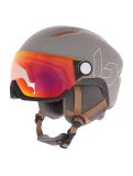 Miniatuur Bollé, Eco V-Atmos skihelm met vizier unisex Oatmeal Matte - Photochromic Blue beige 