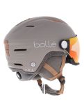 Miniatuur Bollé, Eco V-Atmos skihelm met vizier unisex Oatmeal Matte - Photochromic Blue beige 