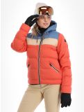 Miniatuur Brunotti, Niagona ski-jas dames Burnt Sienna beige, blauw, rood 