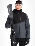 Miniatuur Brunotti, Twinstroke softshell ski-jas heren Dark Grey Melee grijs 