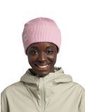 Miniatuur Buff, Crossknit Beanie muts unisex Camelia roze 