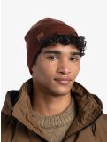 Miniatuur Buff, Merino Heavyweight Beanie muts unisex Solid Sienna bruin 