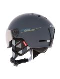 Miniatuur Cairn, Eclipse Rescue skihelm met vizier unisex coal blauw 