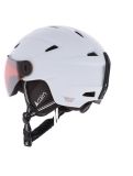 Miniatuur Cairn, Impulse Visor skihelm met vizier unisex Mat White wit 