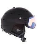 Miniatuur Cairn, Maverick Visor Evolight Nxt skihelm met vizier unisex Black zwart 