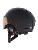 Miniatuur Cairn, Reflex Visor skihelm met vizier unisex Mat Black Gold zwart 