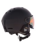 Miniatuur Cairn, Reflex Visor skihelm met vizier unisex Mat Black Gold zwart 