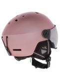 Miniatuur Cairn, Reflex Visor skihelm met vizier unisex Mat Metallic Dust roze 