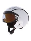 Miniatuur Casco, SP-6 skihelm met vizier unisex Chameleon White wit 