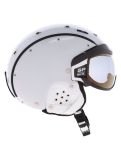 Miniatuur Casco, SP-6 skihelm met vizier unisex Chameleon White wit 