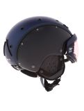 Miniatuur Casco, SP-6 skihelm met vizier unisex Navy-Black Structure blauw, zwart 