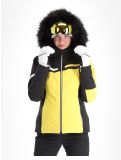 Miniatuur CMP, 33W0296F ski-jas dames Winter Sun geel, zwart 