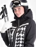 Miniatuur CMP, 33W0306 ski-jas dames Black White wit, zwart 