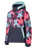 Miniatuur CMP, 34W4865P ski-jas kinderen Aqua  / Gloss / Teal multicolor, roze 