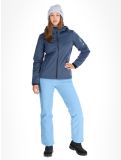 Miniatuur CMP, 39A5006M softshell ski-jas dames Blue Melange / Niagara blauw 