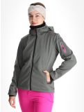 Miniatuur CMP, 39A5006M softshell ski-jas dames Mineral Melange groen 