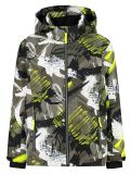 Miniatuur CMP, 39W1924 ski-jas kinderen Olive / Yellow Fluo geel, groen 