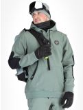 Miniatuur ColourWear, U Est 2010 Hood softshell ski-jas unisex Dark Sage groen 