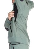 Miniatuur ColourWear, U Est 2010 Hood softshell ski-jas unisex Dark Sage groen 