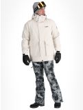 Miniatuur ColourWear, U Mountain Cargo ski-jas unisex Off-White wit 