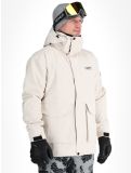 Miniatuur ColourWear, U Mountain Cargo ski-jas unisex Off-White wit 