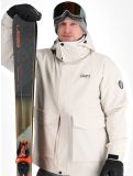 Miniatuur ColourWear, U Mountain Cargo ski-jas unisex Off-White wit 