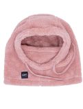 Miniatuur ColourWear, U So Fluffy skimasker dames Dark Rose roze 