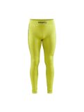 Miniatuur Craft, Adv Fuseknit Intensity Pants M thermobroek heren Geel/Groen