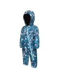 Miniatuur Dare2b, Bambino II ski overall kinderen floral print river blauw 