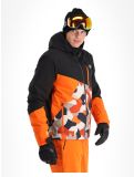 Miniatuur Dare2b, Baseplate ski-jas heren Black / Puffins Orange Geo Camo Print oranje, zwart 