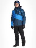 Miniatuur Dare2b, Baseplate II ski-jas heren Moonlight Denim / Athletic Blue Mountain Print blauw 