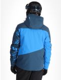 Miniatuur Dare2b, Baseplate II ski-jas heren Moonlight Denim / Athletic Blue Mountain Print blauw 