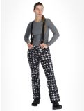 Miniatuur Dare2b, Diminish skibroek dames Black Distressed Dogtooth Print zwart 